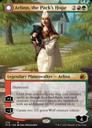 Arlinn, the Pack's Hope // Arlinn, the Moon's Fury (Borderless) [Innistrad: Midnight Hunt] - Destination Retro