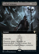 Lethal Scheme (Extended Art) [Streets of New Capenna Commander] - Destination Retro