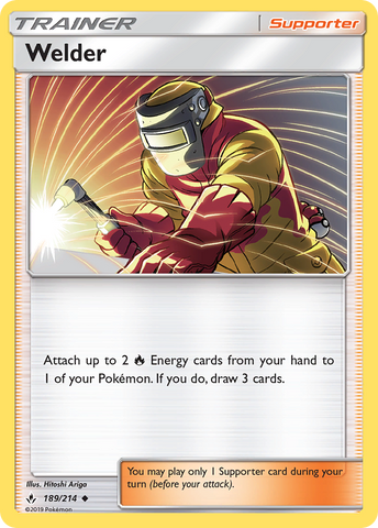 Welder (189/214) [Sun & Moon: Unbroken Bonds] - Destination Retro