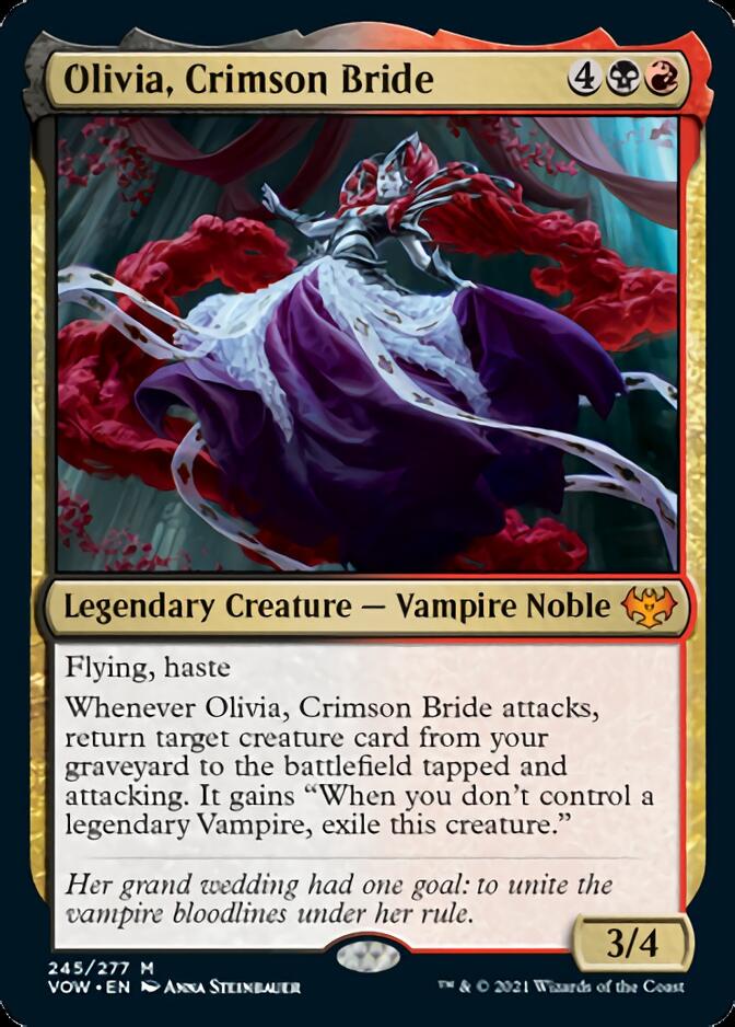 Olivia, Crimson Bride [Innistrad: Crimson Vow] - Destination Retro