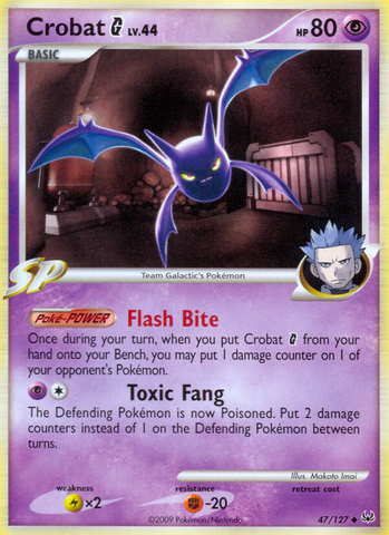 Crobat G (47/127) [Platinum: Base Set] - Destination Retro