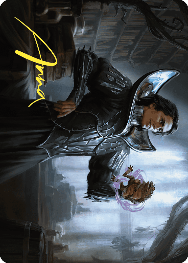 Spiteful Hexmage Art Card (Gold-Stamped Signature) [Wilds of Eldraine Art Series] - Destination Retro