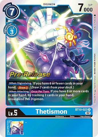Thetismon [BT10-023] [Xros Encounter Pre-Release Cards] - Destination Retro