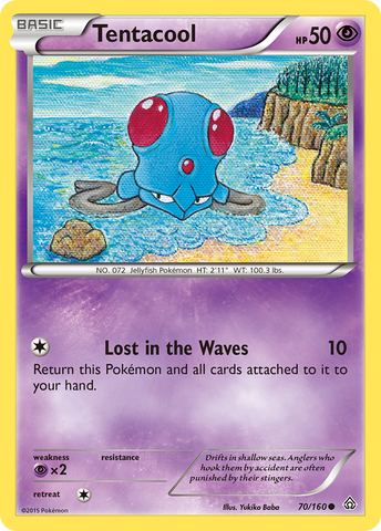 Tentacool (70/160) [XY: Primal Clash] - Destination Retro