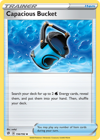 Capacious Bucket (156/192) [Sword & Shield: Rebel Clash] - Destination Retro