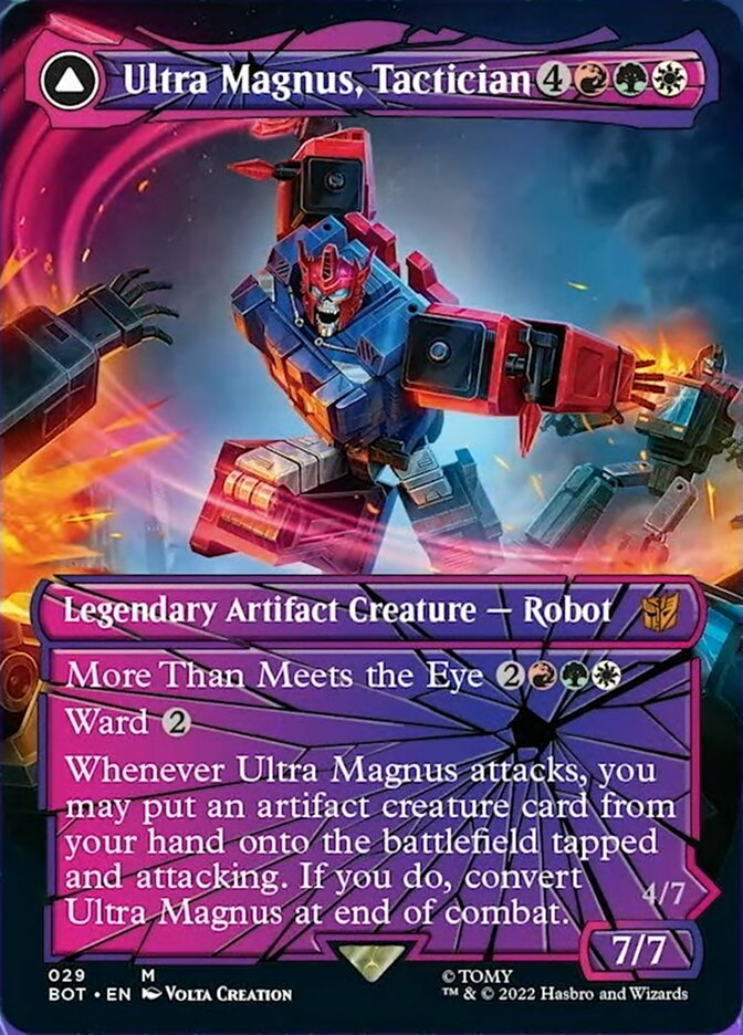 Ultra Magnus, Tactician // Ultra Magnus, Armored Carrier (Shattered Glass) [Universes Beyond: Transformers] - Destination Retro