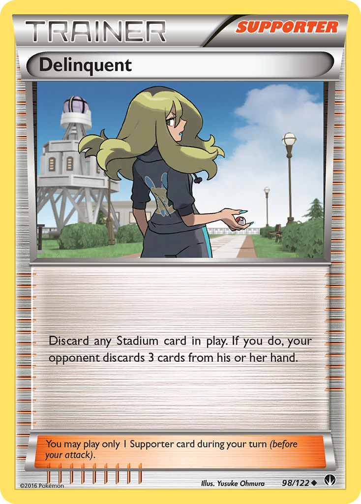 Delinquent (98/122) [XY: BREAKpoint] - Destination Retro