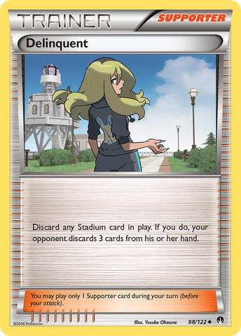 Delinquent (98/122) [XY: BREAKpoint] - Destination Retro