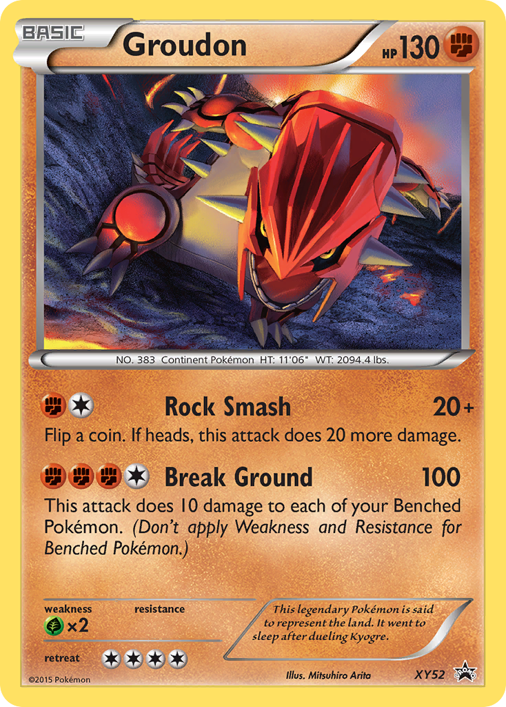 Groudon (XY52) [XY: Black Star Promos] - Destination Retro