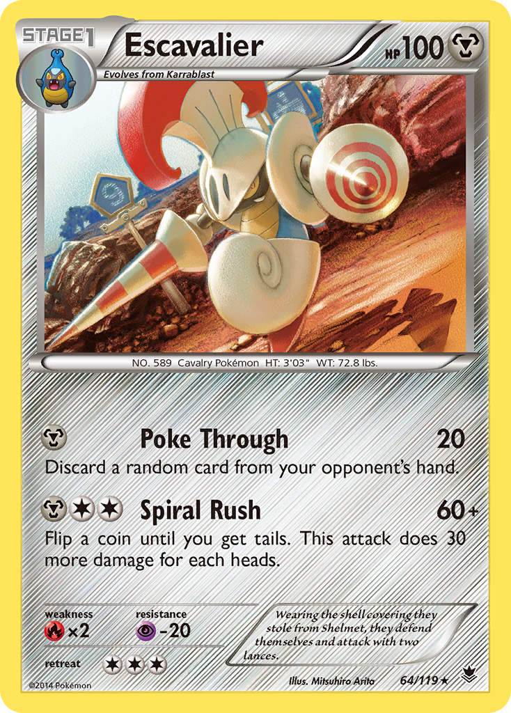 Escavalier (64/119) [XY: Phantom Forces] - Destination Retro