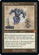 Sundering Titan (Retro Schematic) (Serial Numbered) [The Brothers' War Retro Artifacts] - Destination Retro