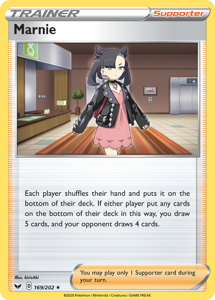 Marnie (169/202) [Sword & Shield: Base Set] - Destination Retro
