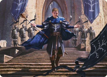 Faramir, Steward of Gondor Art Card [The Lord of the Rings: Tales of Middle-earth Art Series] - Destination Retro