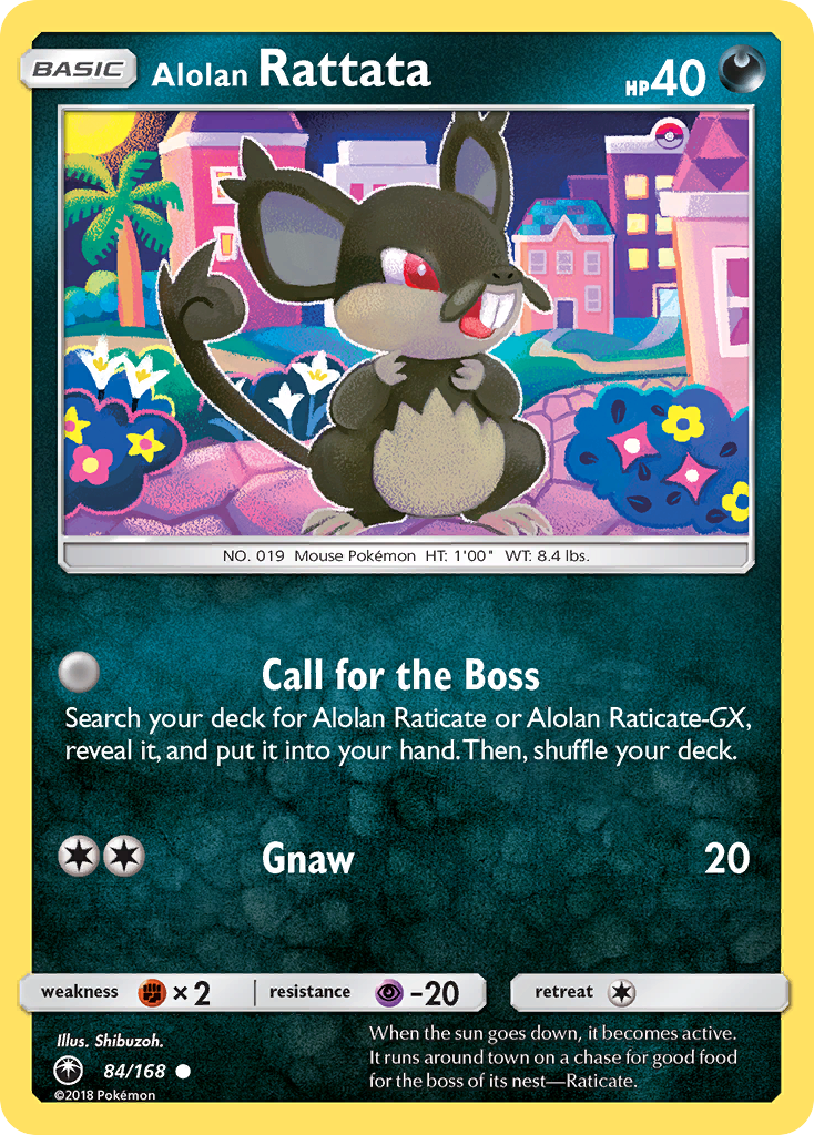 Alolan Rattata (84/168) [Sun & Moon: Celestial Storm] - Destination Retro