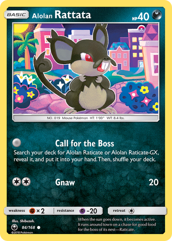 Alolan Rattata (84/168) [Sun & Moon: Celestial Storm] - Destination Retro