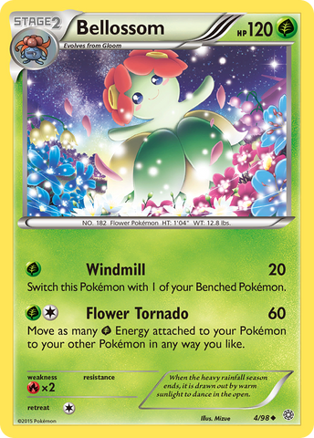 Bellossom (4/98) [XY: Ancient Origins] - Destination Retro