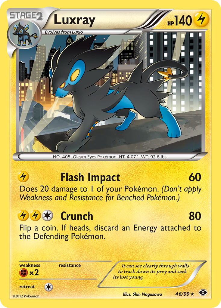 Luxray (46/99) [Black & White: Next Destinies] - Destination Retro