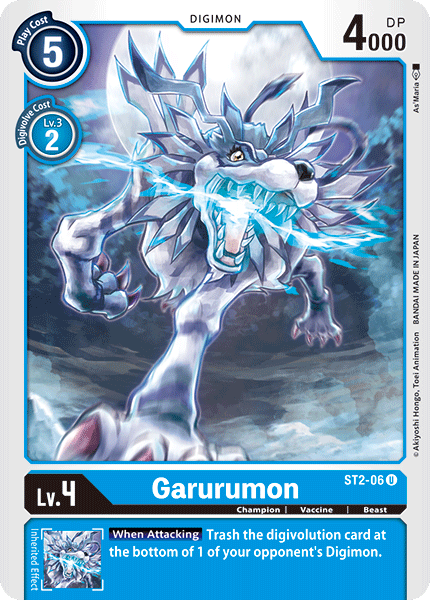 Garurumon [ST2-06] [Starter Deck: Cocytus Blue Promos] - Destination Retro