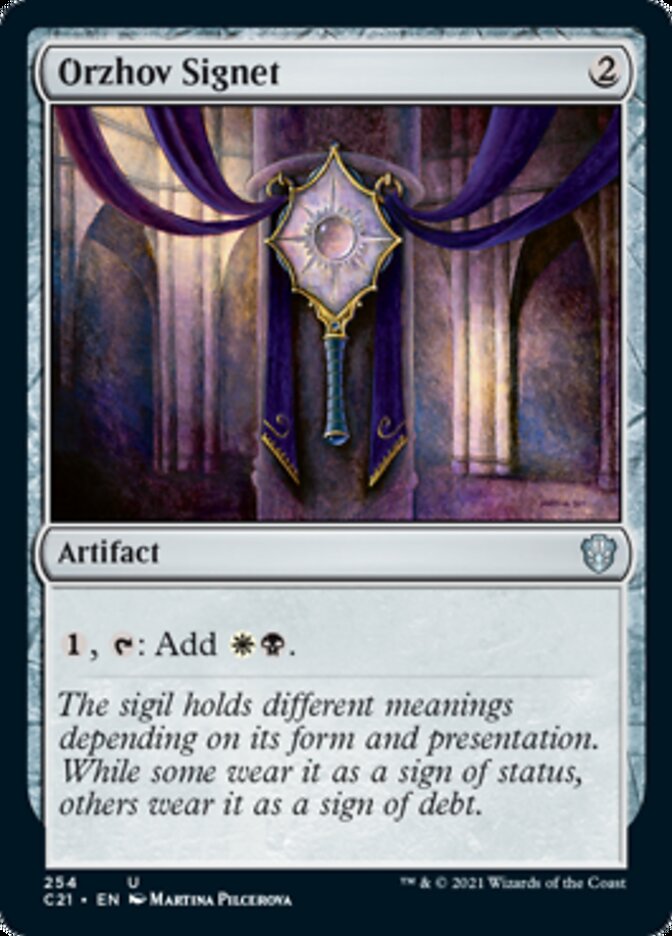Orzhov Signet [Commander 2021] - Destination Retro