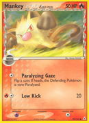 Mankey (70/110) (Delta Species) [EX: Holon Phantoms] - Destination Retro