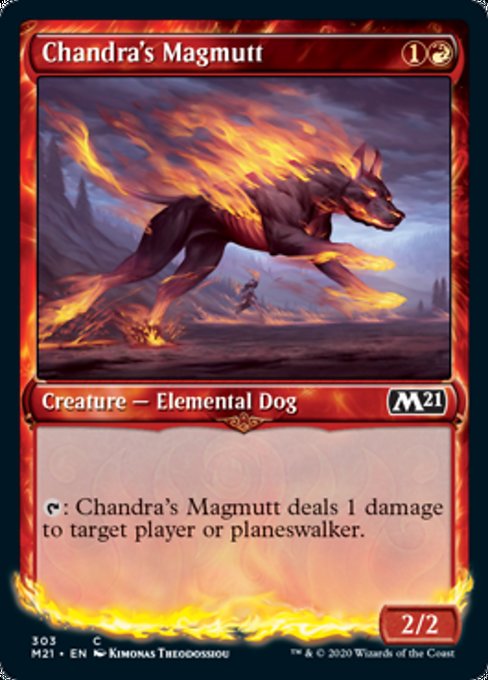 Chandra's Magmutt (Showcase) [Core Set 2021] - Destination Retro