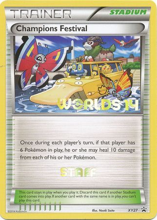 Champions Festival XY27 2014 Staff (XY27) [XY: Black Star Promos] - Destination Retro