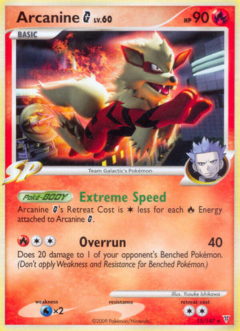 Arcanine G (15/147) (Theme Deck Exclusive) [Platinum: Supreme Victors] - Destination Retro