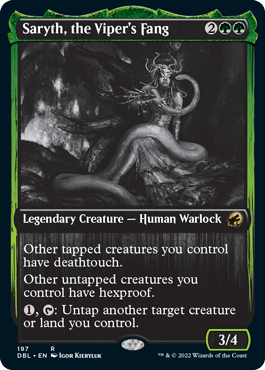 Saryth, the Viper's Fang [Innistrad: Double Feature] - Destination Retro