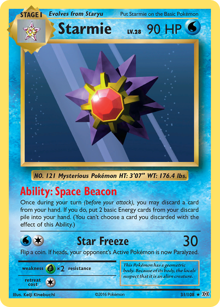 Starmie (31/108) [XY: Evolutions] - Destination Retro