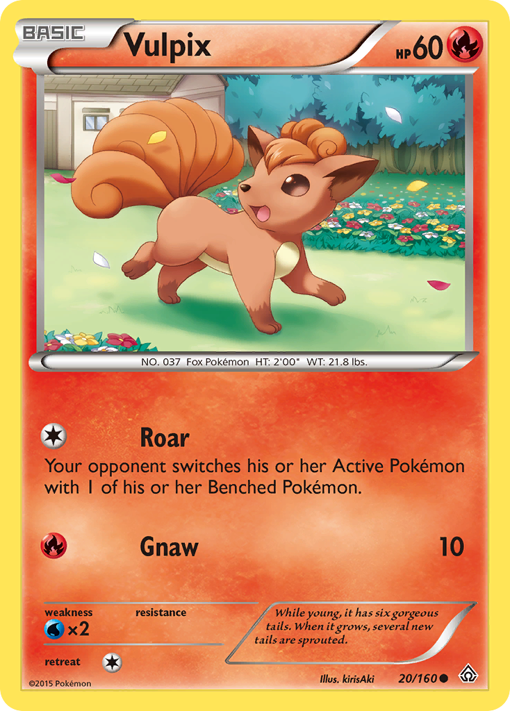 Vulpix (20/160) [XY: Primal Clash] - Destination Retro