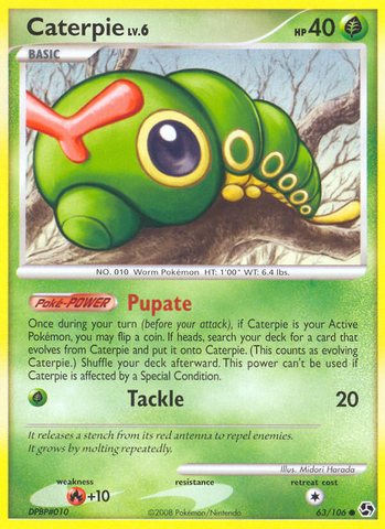 Caterpie (63/106) [Diamond & Pearl: Great Encounters] - Destination Retro