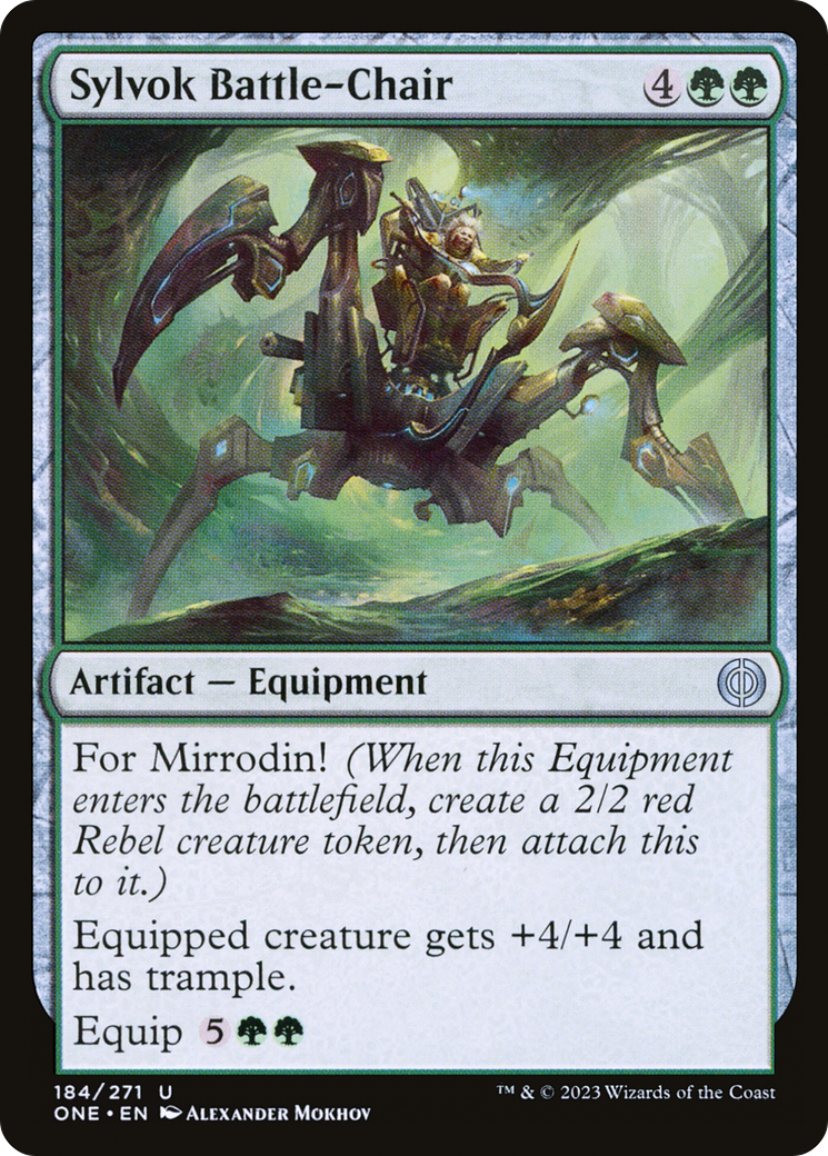 Sylvok Battle-Chair [Phyrexia: All Will Be One] - Destination Retro