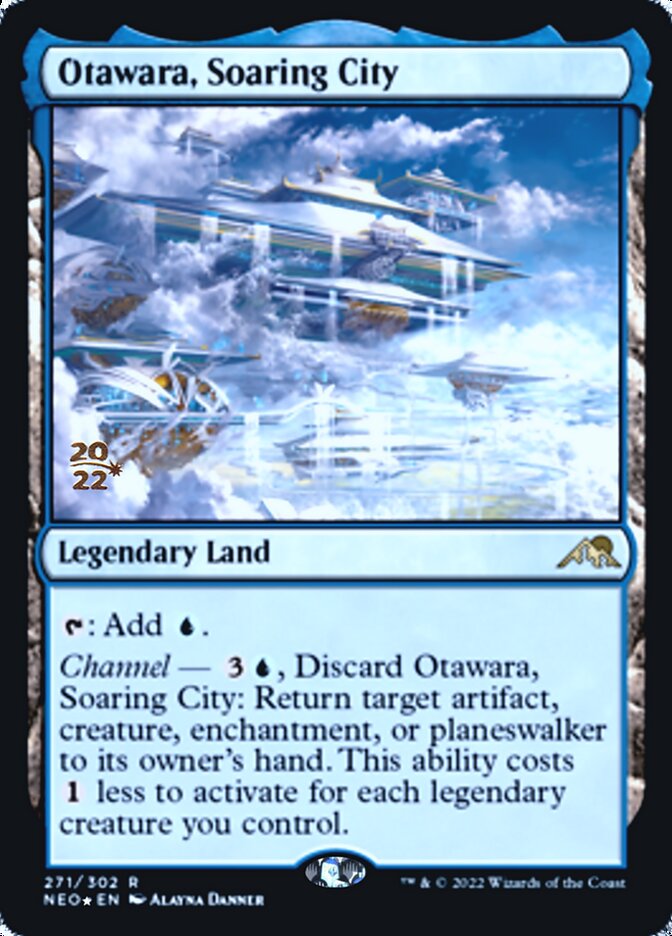 Otawara, Soaring City [Kamigawa: Neon Dynasty Prerelease Promos] - Destination Retro