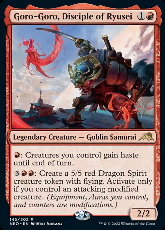 Goro-Goro, Disciple of Ryusei (Promo Pack) [Kamigawa: Neon Dynasty Promos] - Destination Retro