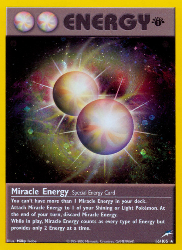 Miracle Energy (16/105) [Neo Destiny 1st Edition] - Destination Retro