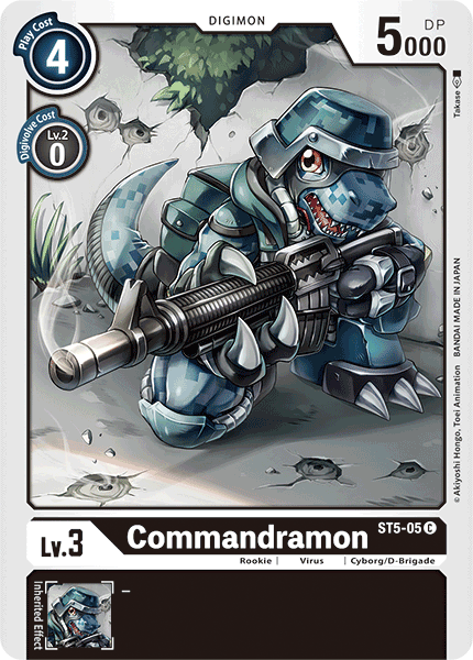 Commandramon [ST5-05] [Starter Deck: Machine Black] - Destination Retro