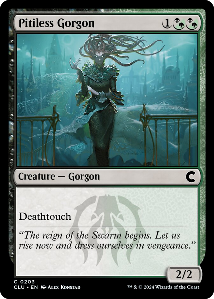 Pitiless Gorgon [Ravnica: Clue Edition] - Destination Retro
