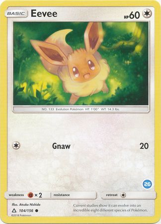 Eevee (104/156) [Sun & Moon: Trainer Kit - Alolan Sandslash & Alolan Ninetales] - Destination Retro