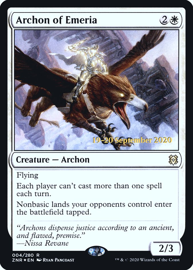 Archon of Emeria  [Zendikar Rising Prerelease Promos] - Destination Retro