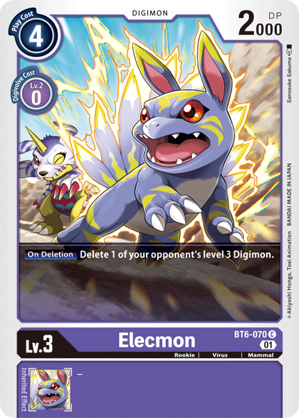 Elecmon [BT6-070] [Double Diamond] - Destination Retro