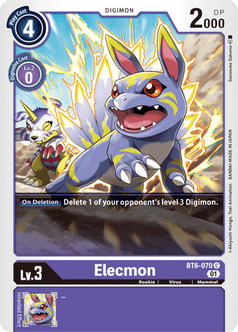 Elecmon [BT6-070] [Double Diamond] - Destination Retro