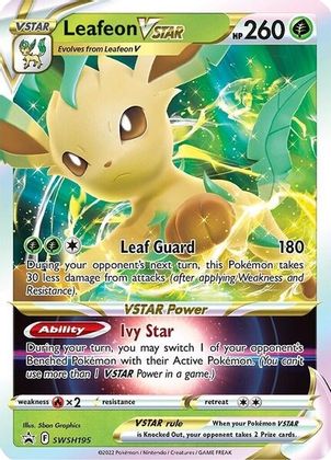 Leafeon VSTAR (SWSH195) [Sword & Shield: Black Star Promos] - Destination Retro
