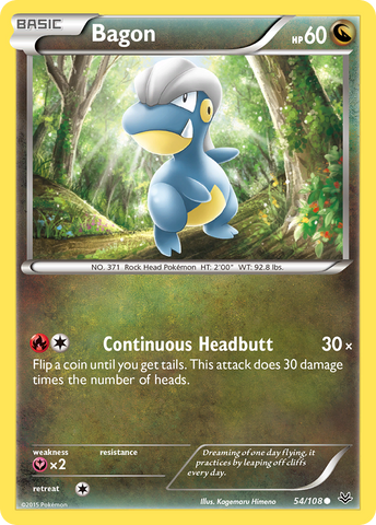 Bagon (54/108) [XY: Roaring Skies] - Destination Retro