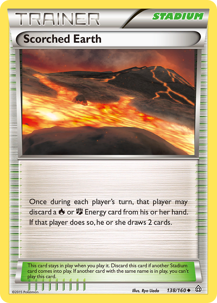Scorched Earth (138/160) [XY: Primal Clash] - Destination Retro