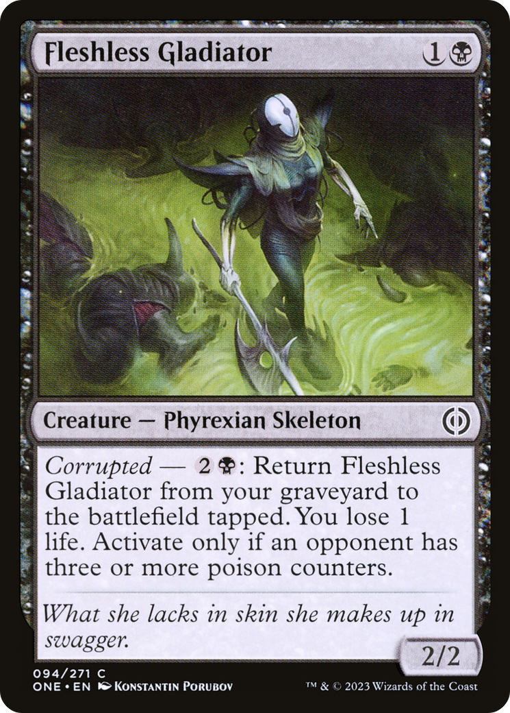 Fleshless Gladiator [Phyrexia: All Will Be One] - Destination Retro