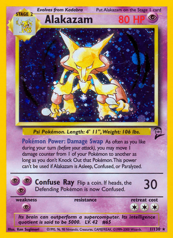 Alakazam (1/130) [Base Set 2] - Destination Retro