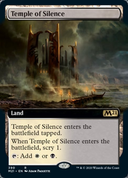 Temple of Silence (Extended Art) [Core Set 2021] - Destination Retro