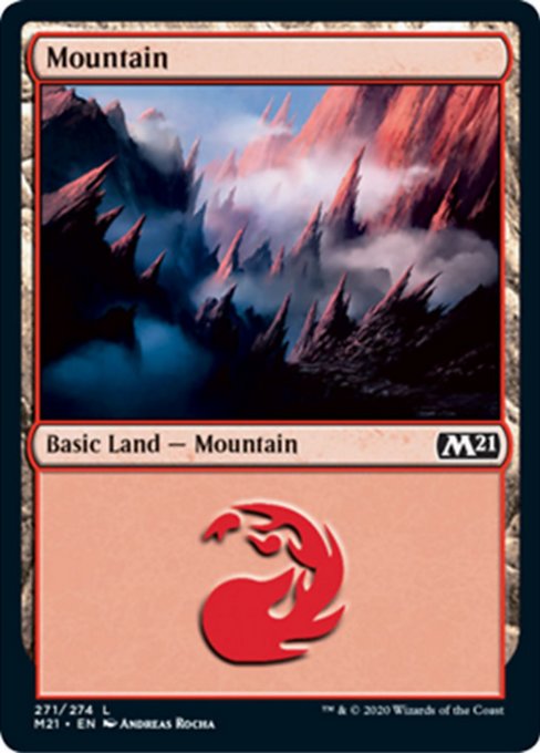 Mountain (271) [Core Set 2021] - Destination Retro