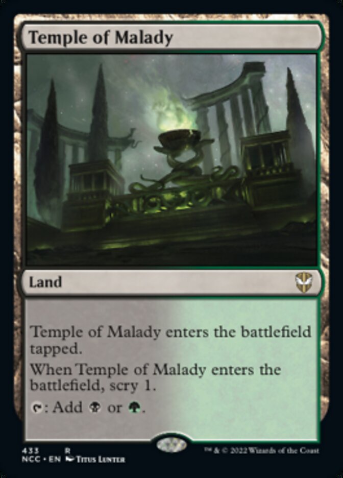 Temple of Malady [Streets of New Capenna Commander] - Destination Retro