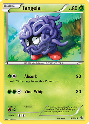 Tangela (4/160) [XY: Primal Clash] - Destination Retro